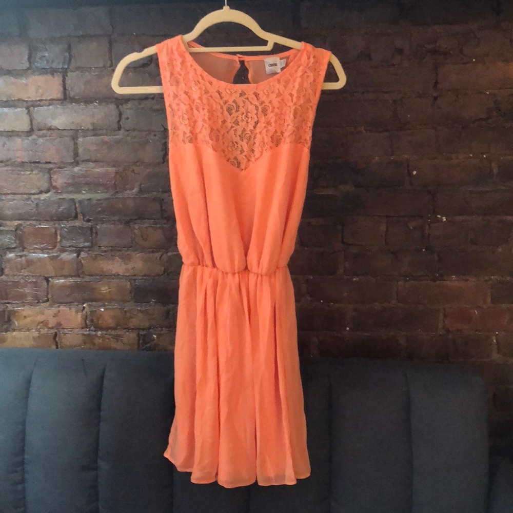 Dress with open back